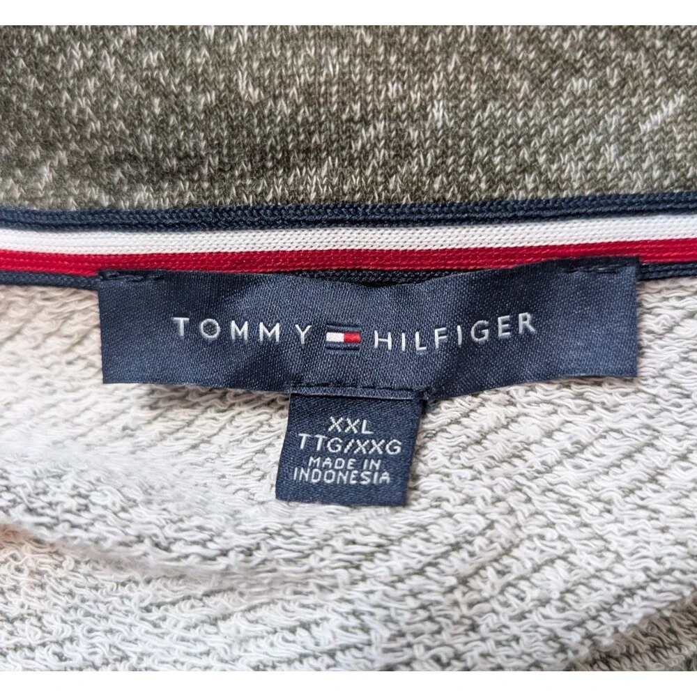 NWOT Tommy Hilfiger Size XXL Military Band Style Jacket Open Front Metal Buttons